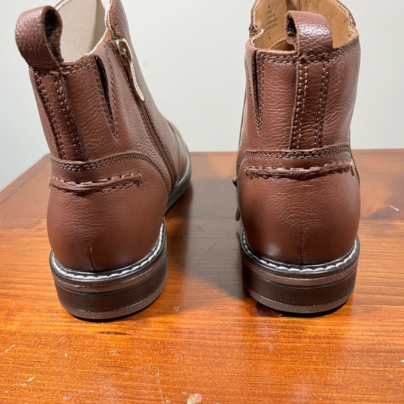 Easy Spirit Juna Round Toe Booties Wom Med Brown Booties Boot Sz 8 Leather NIB - Picture 7 of 13